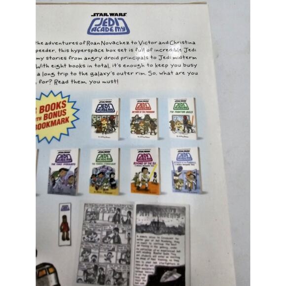 Disney Stars Wars Jedi Academy Hyperspace Box Set 8 Books - Picture 6 of 7